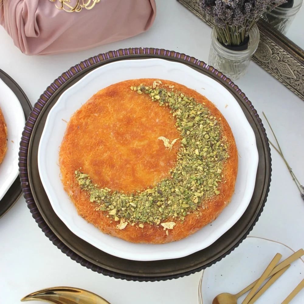 الكنافة بالقشطة الكدابة