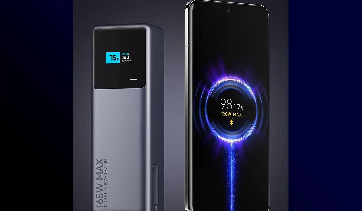 شاحن Xiaomi 165W Power Bank: شحن سريع وأداء استثنائي في جيبك