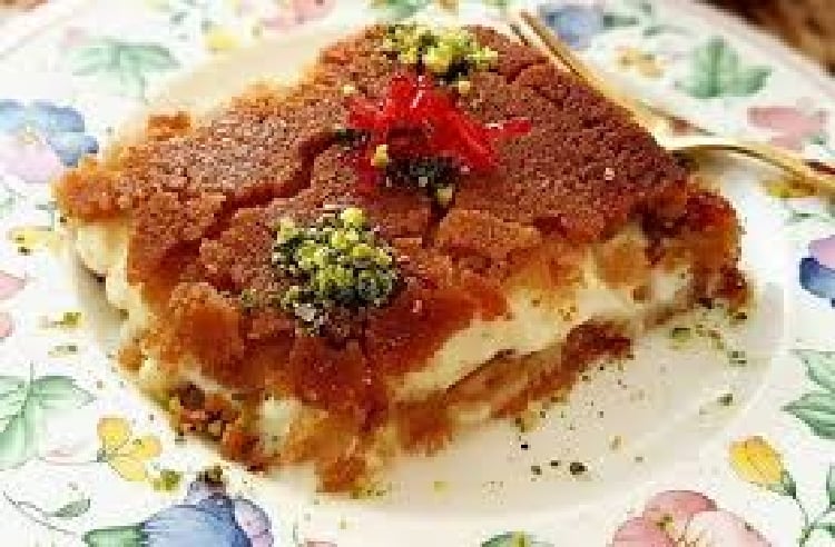 الكنافة بالسميد